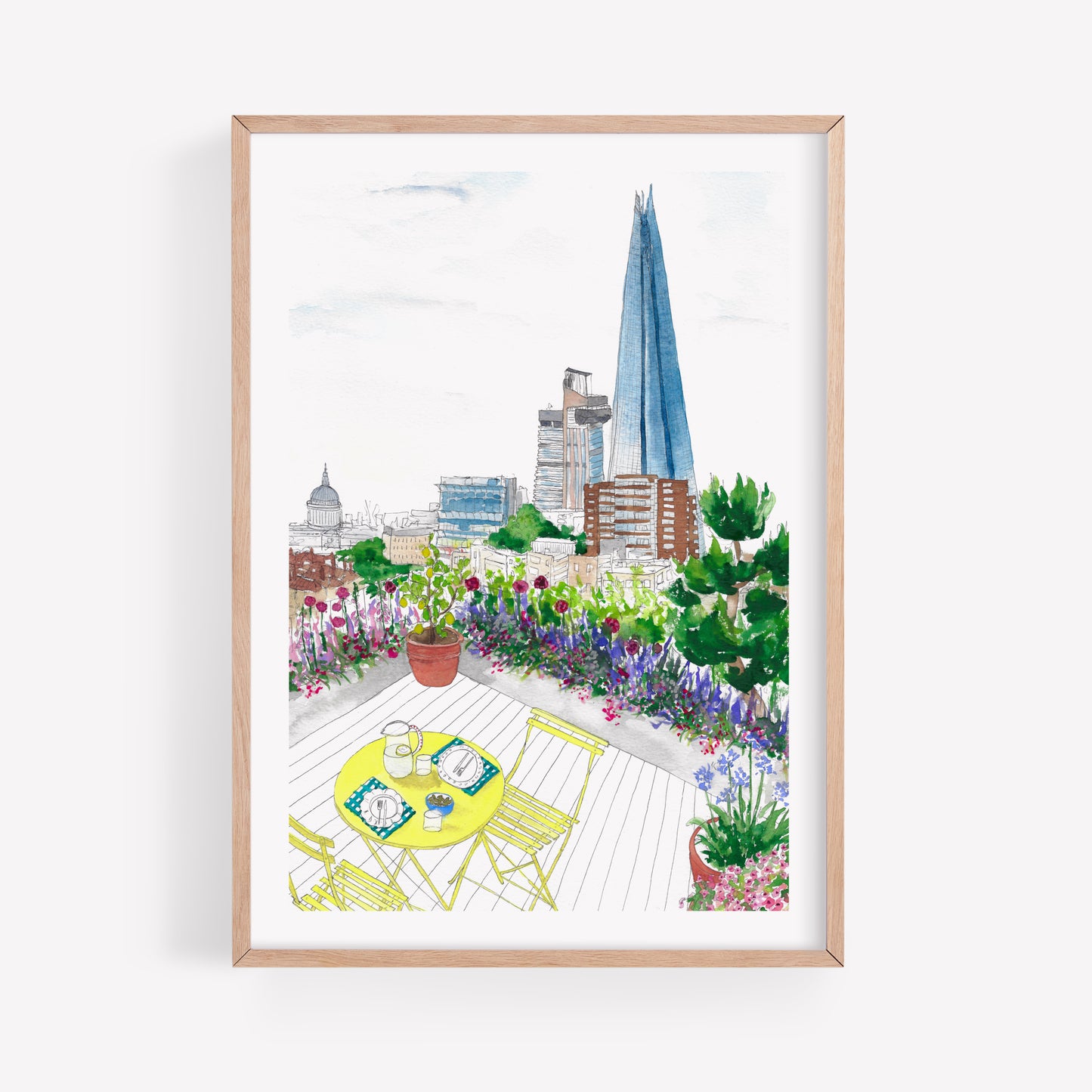 The Shard London art print