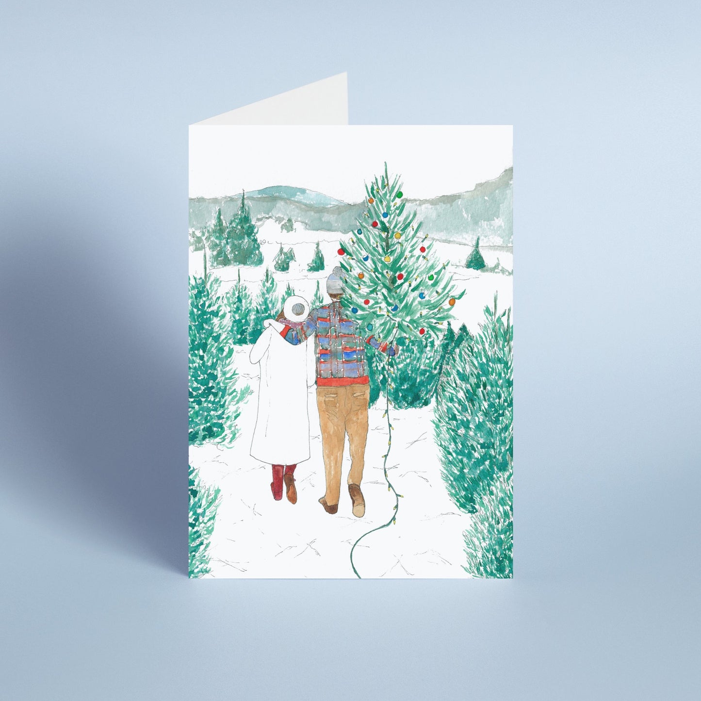 Christmas Trees Card