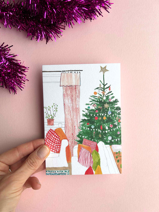 Christmas Living Room Card