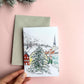 Snowy Christmas in the Square Card