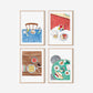Breakfast in Paris Art Print