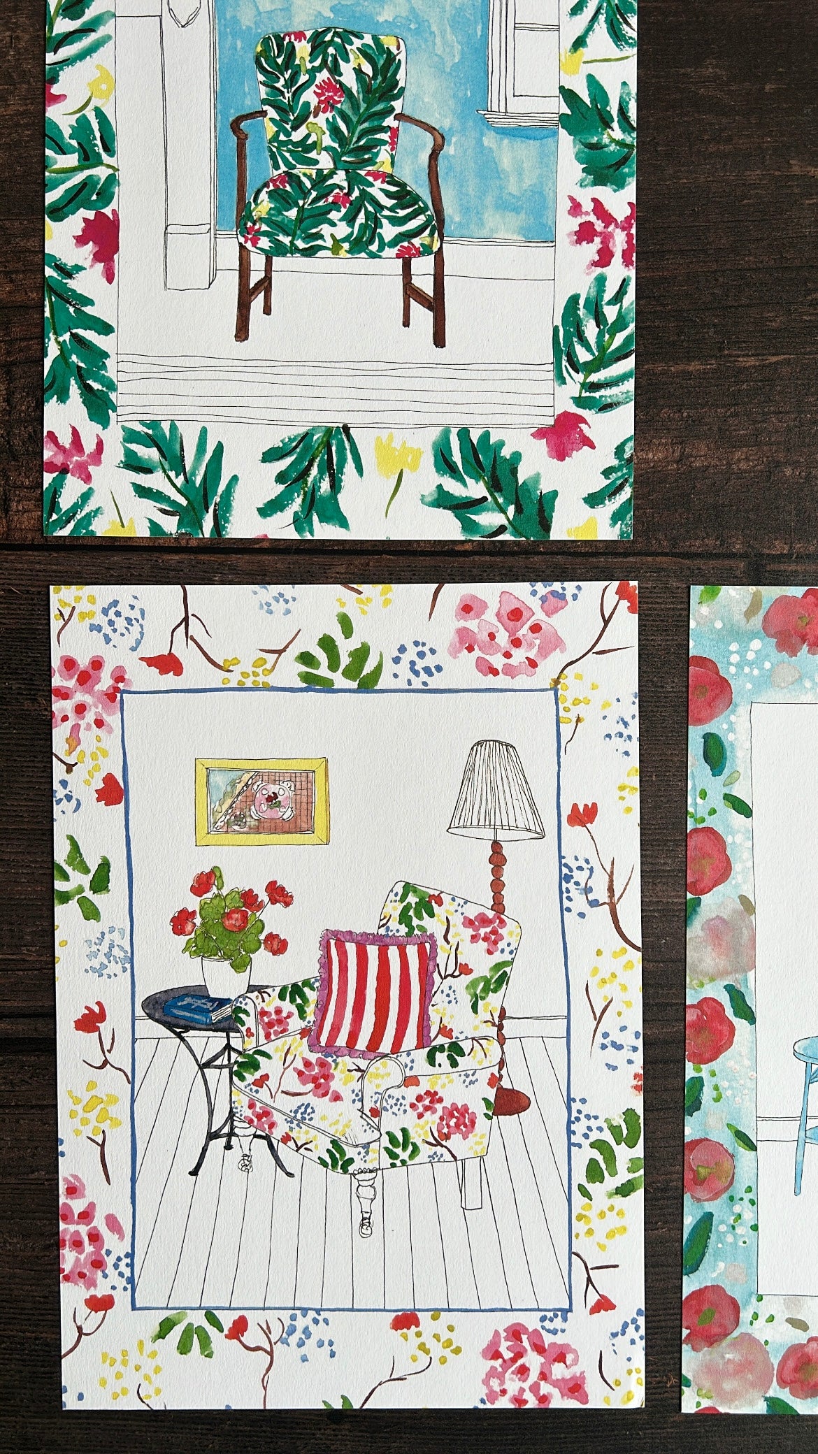 Floral Chair Print