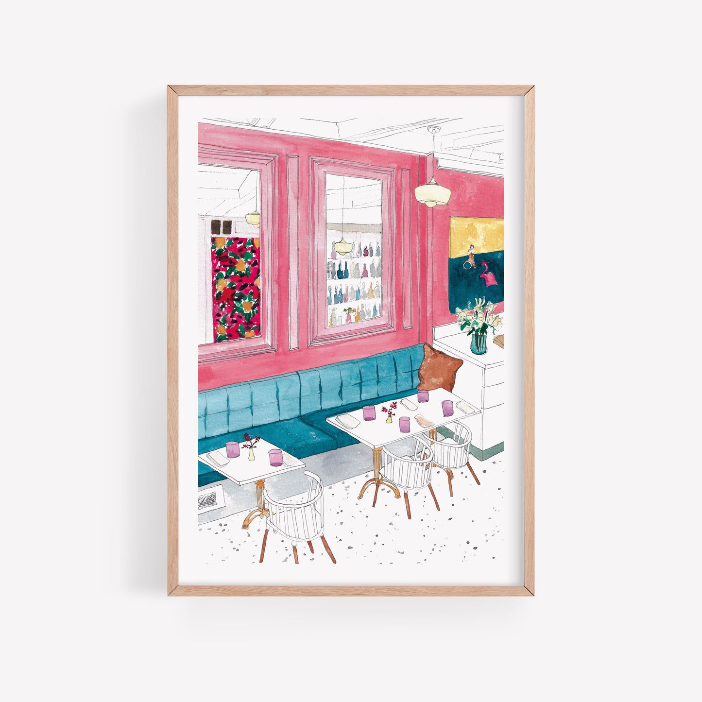 Cafe Cancan Art Print