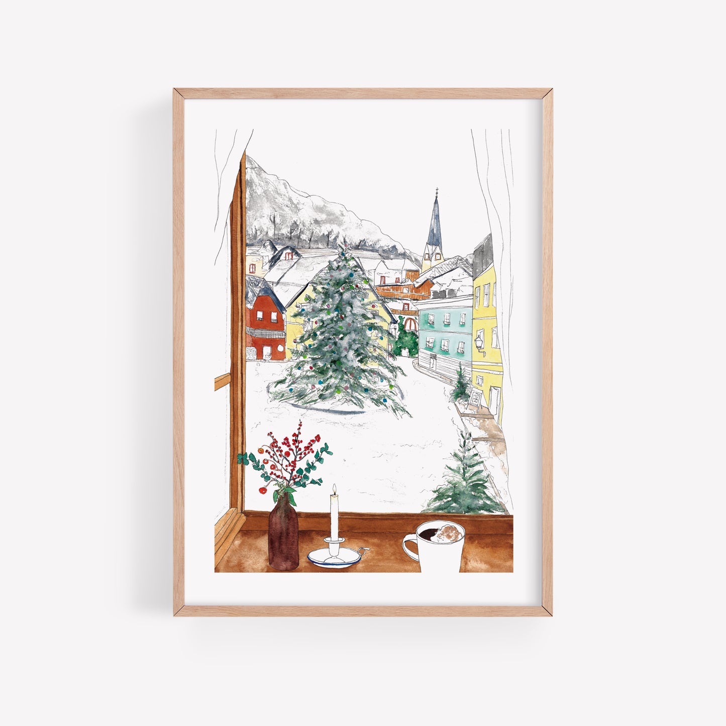 Christmas in Austria Mini Print