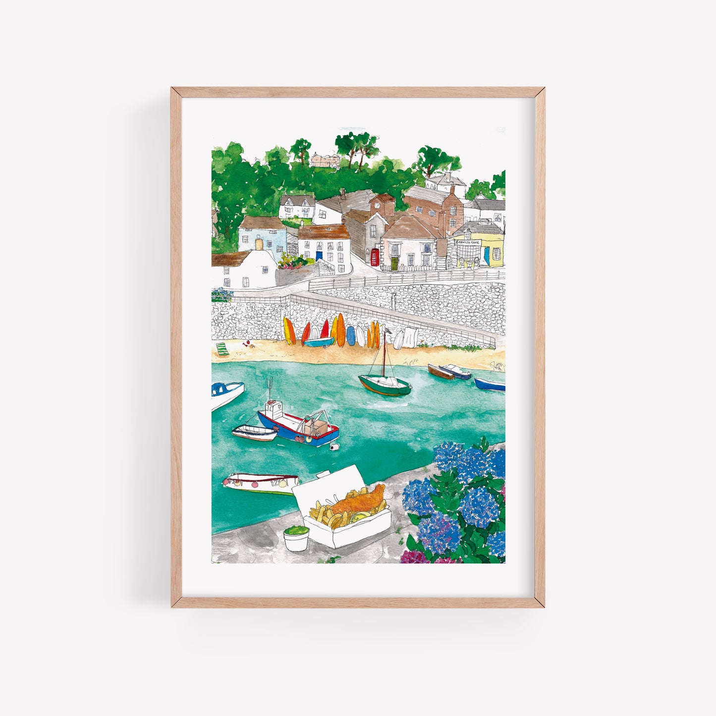 Mini print of Cornish Summer