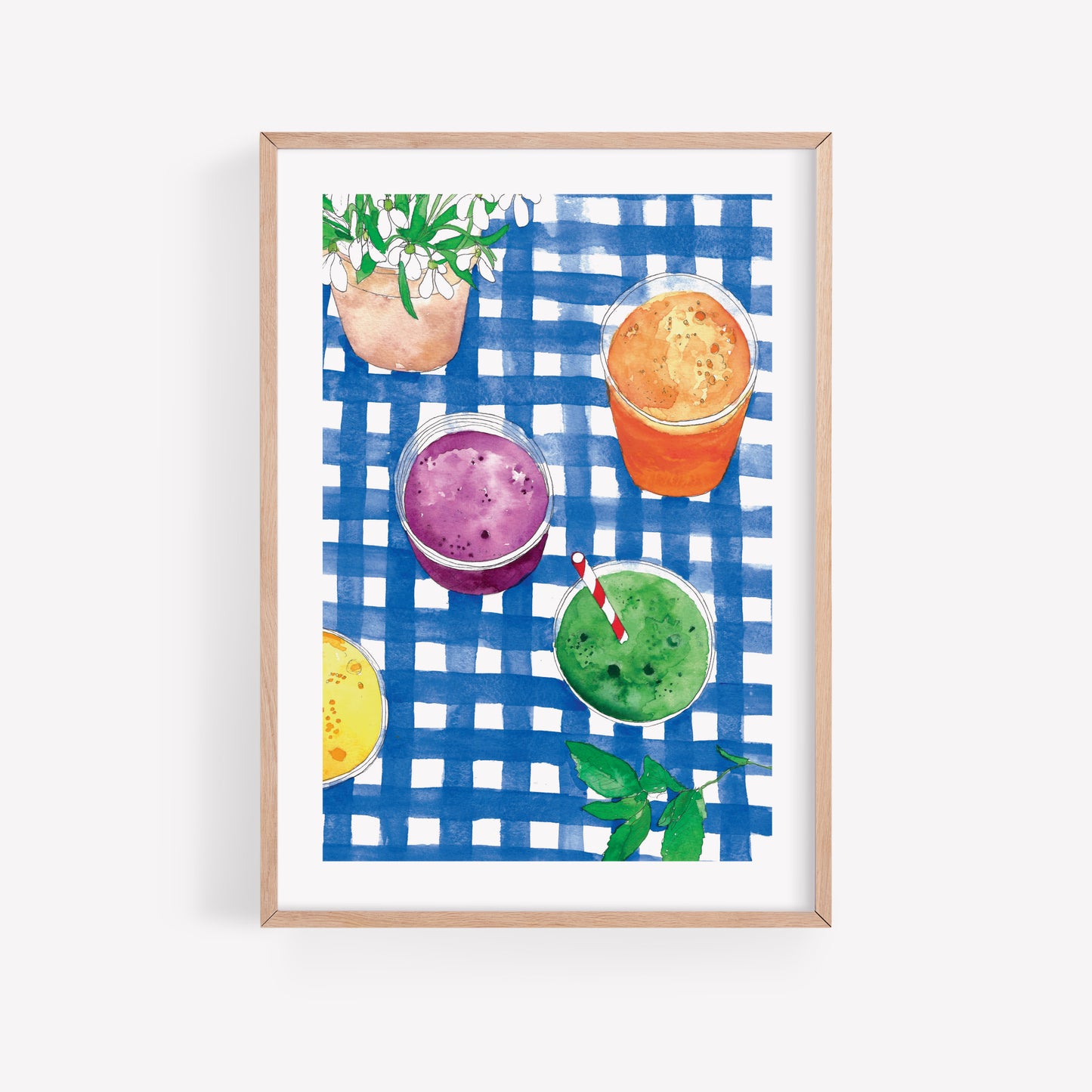 Smoothies Art Print