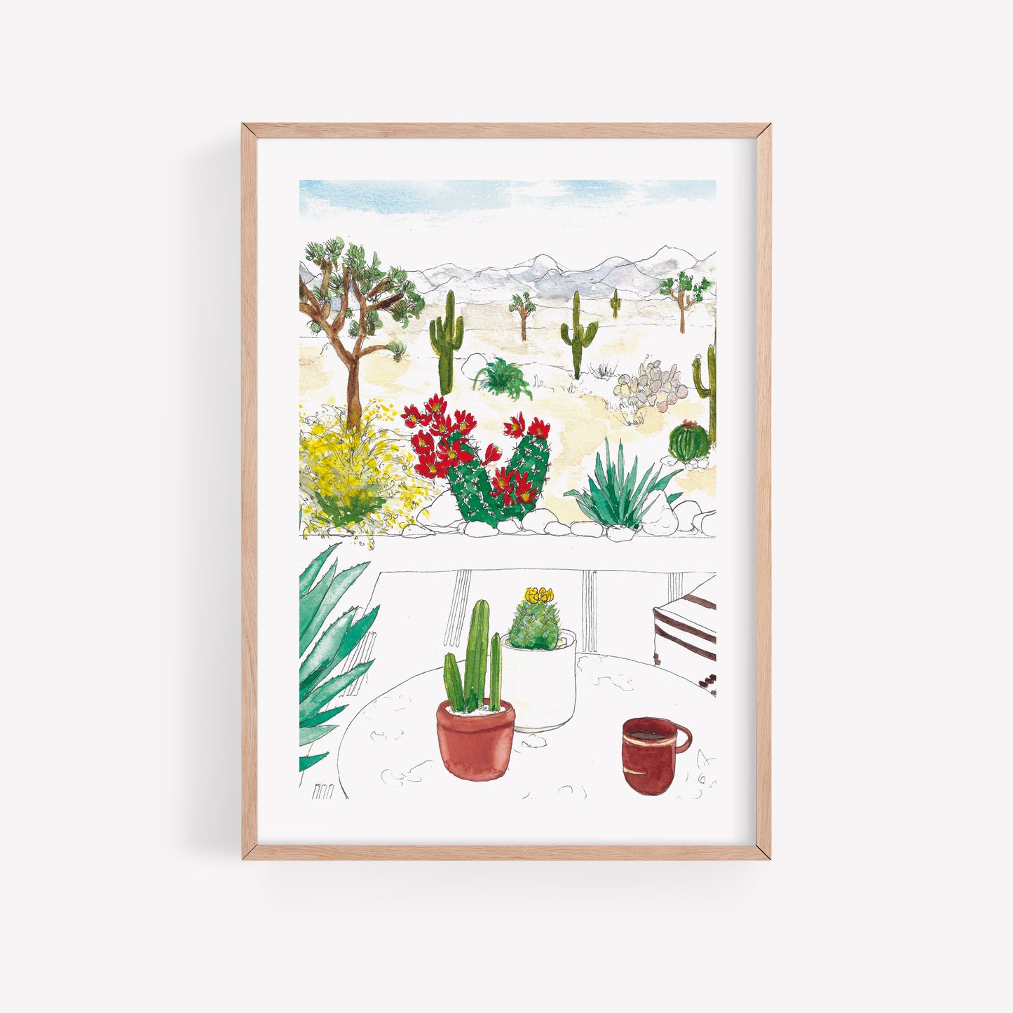 Mini print of Joshua Tree Home