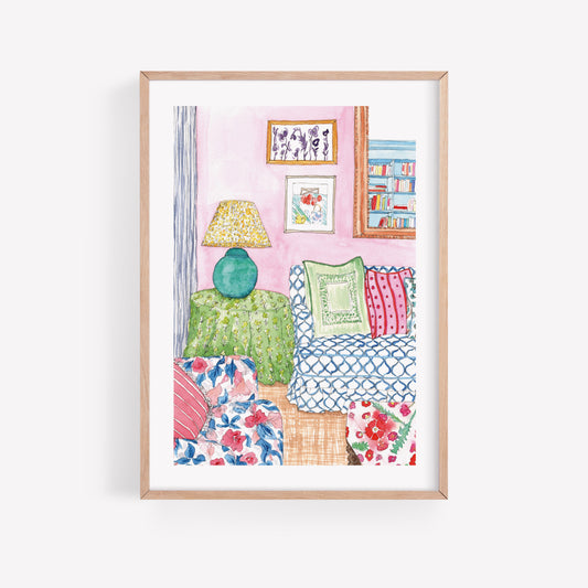 Patterned Home Mini Print