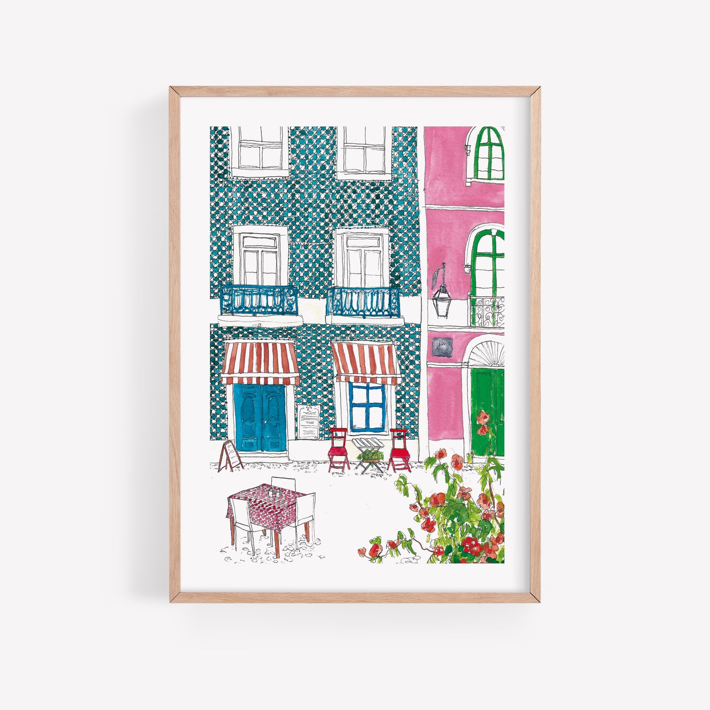 Mini print of Portuguese City