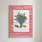 Pink Flowers Print
