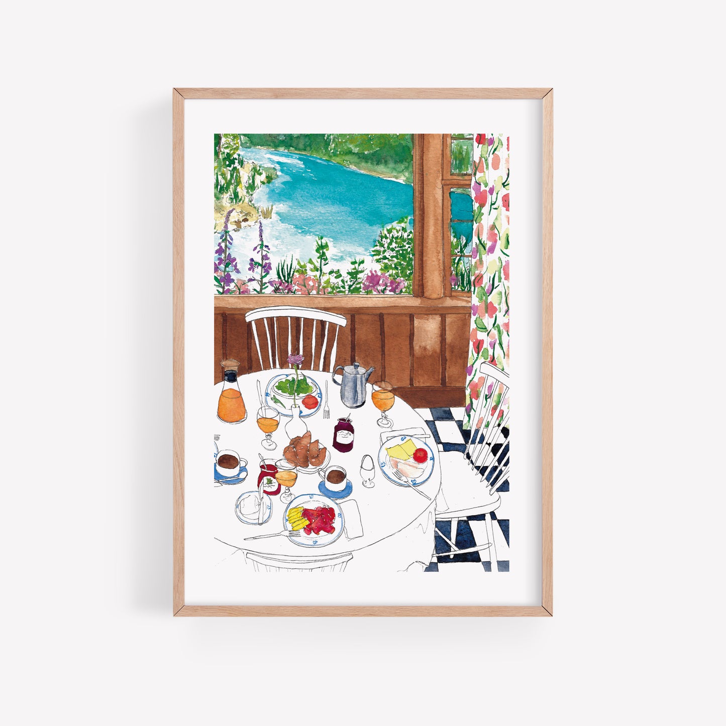 Mini print of Lake Hotel Breakfast