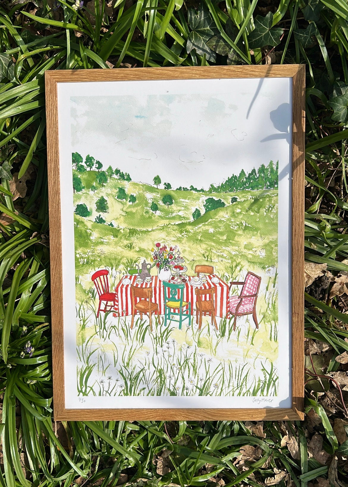 Whimsical Meadow Outdoor Dining Print