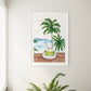 Coconut Drink Art Print