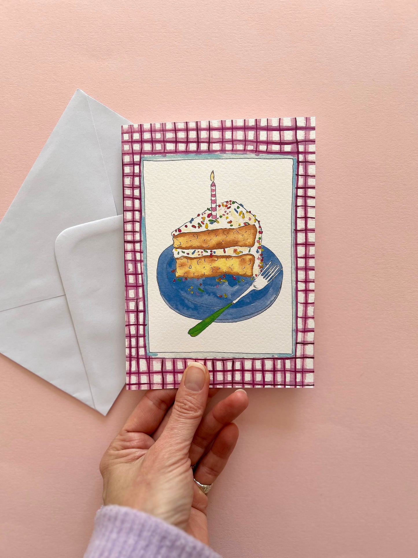 Birthday Slice of Cake Card