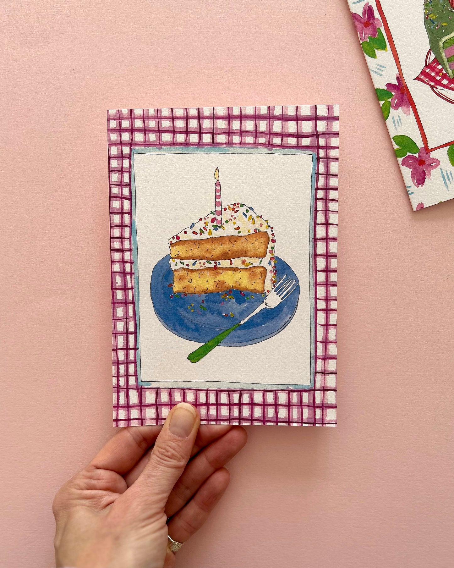 Birthday Slice of Cake Card