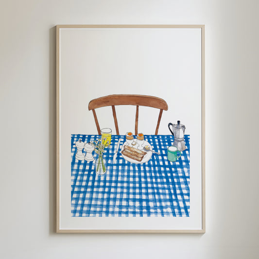 Boiled Eggs and Soldiers Art Print