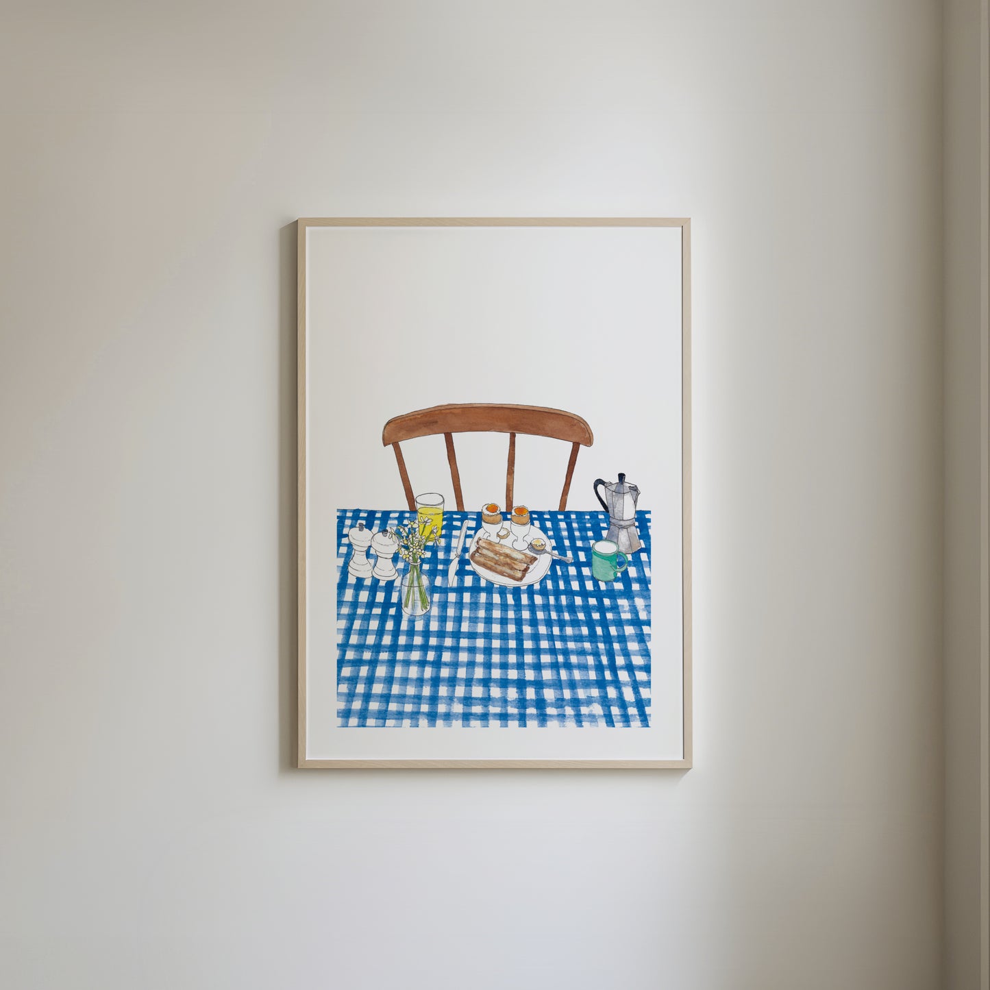 Boiled Eggs and Soldiers Art Print