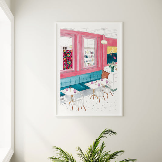 Cafe Cancan Art Print