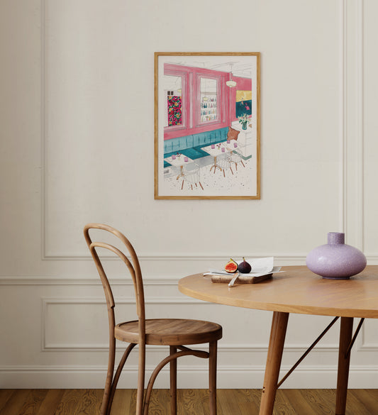 Cafe Cancan Art Print
