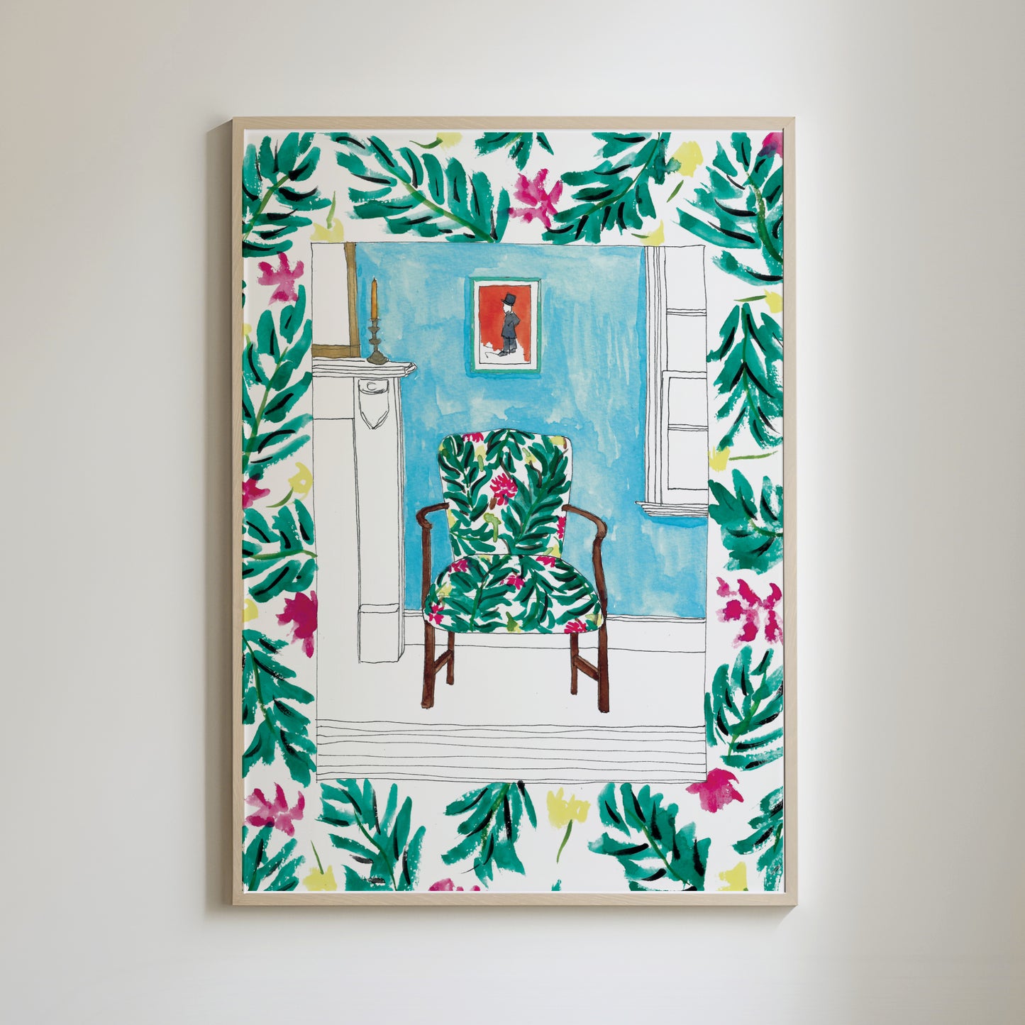 Fern Chair Print