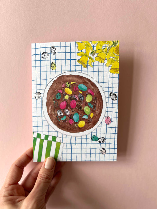 Chocolate Cake Card