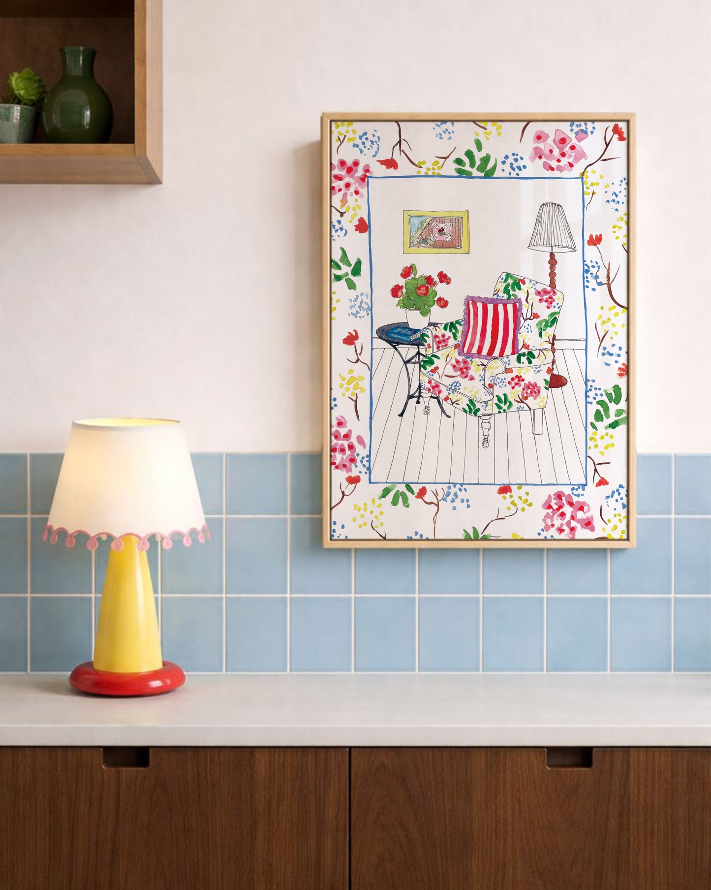 Floral Chair Print