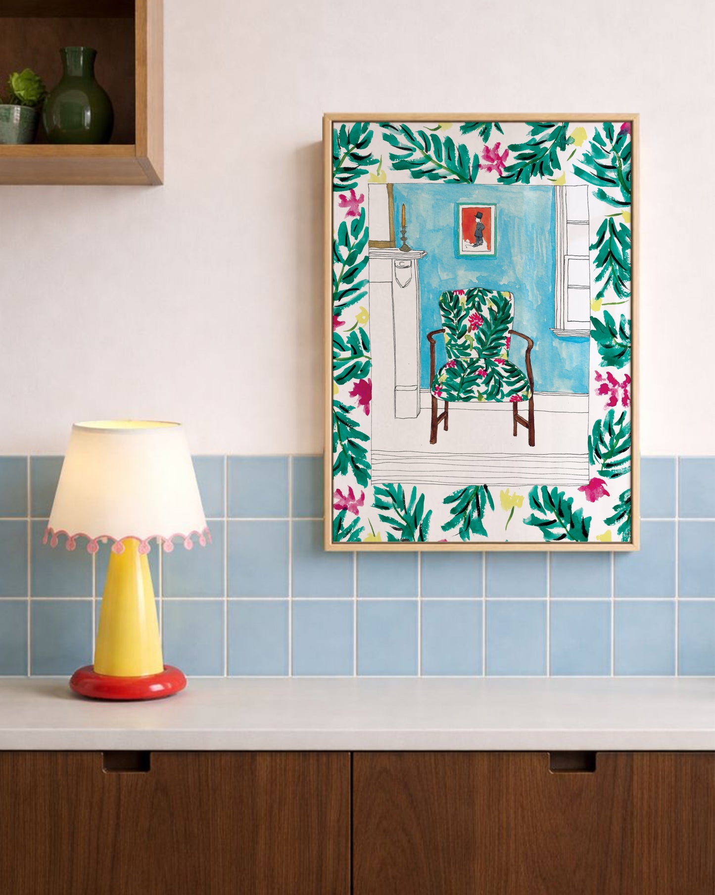 Fern Chair Print