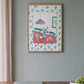 Floral Table for Two Print