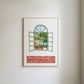 Mediterranean Window View Print