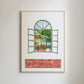 Mediterranean Window View Print