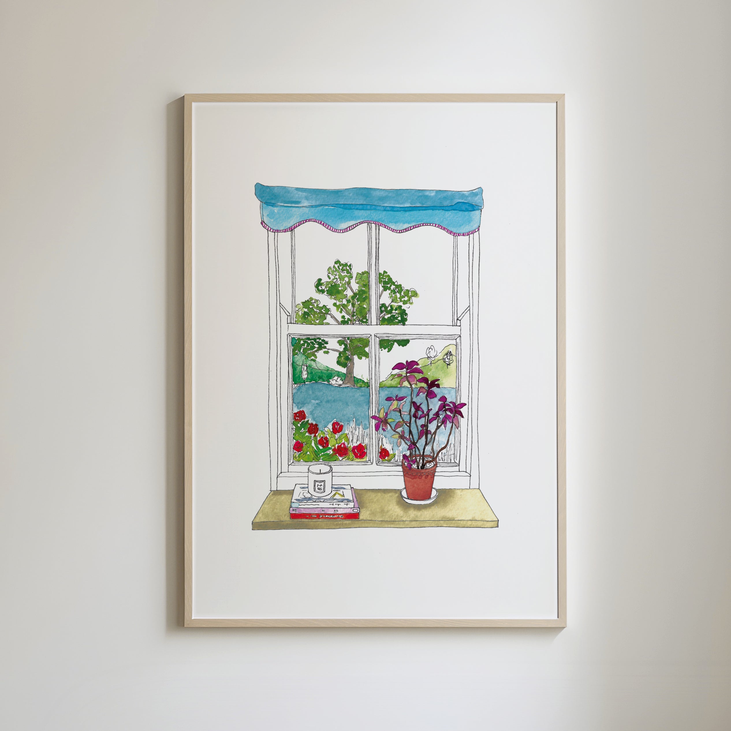 Pond Window View Print – Sally Meier