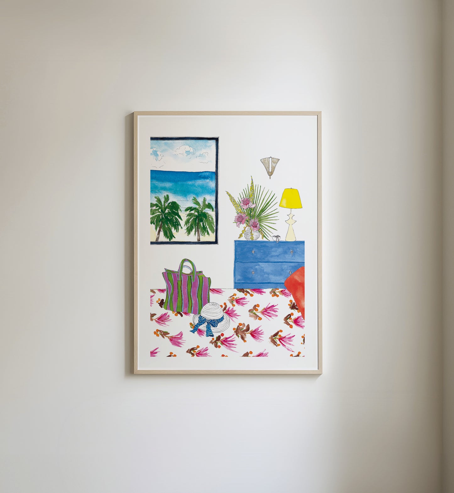 Beach House Interior Story Limited Edition Print