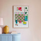The Beach House Series, Kitchen with Pool View Art Print