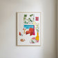 Beach House Interior Story Limited Edition Print