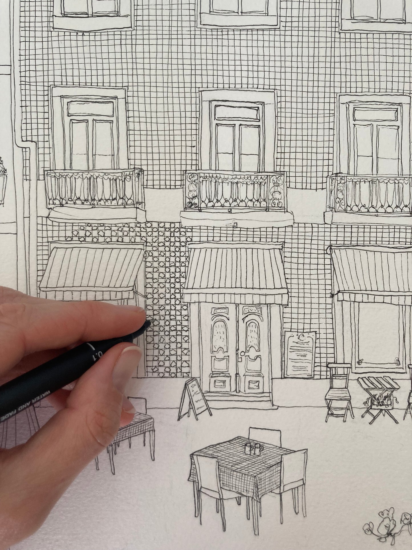 Mini print of Portuguese City
