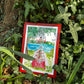 Whimsical Lakeside Outdoor Dining Print