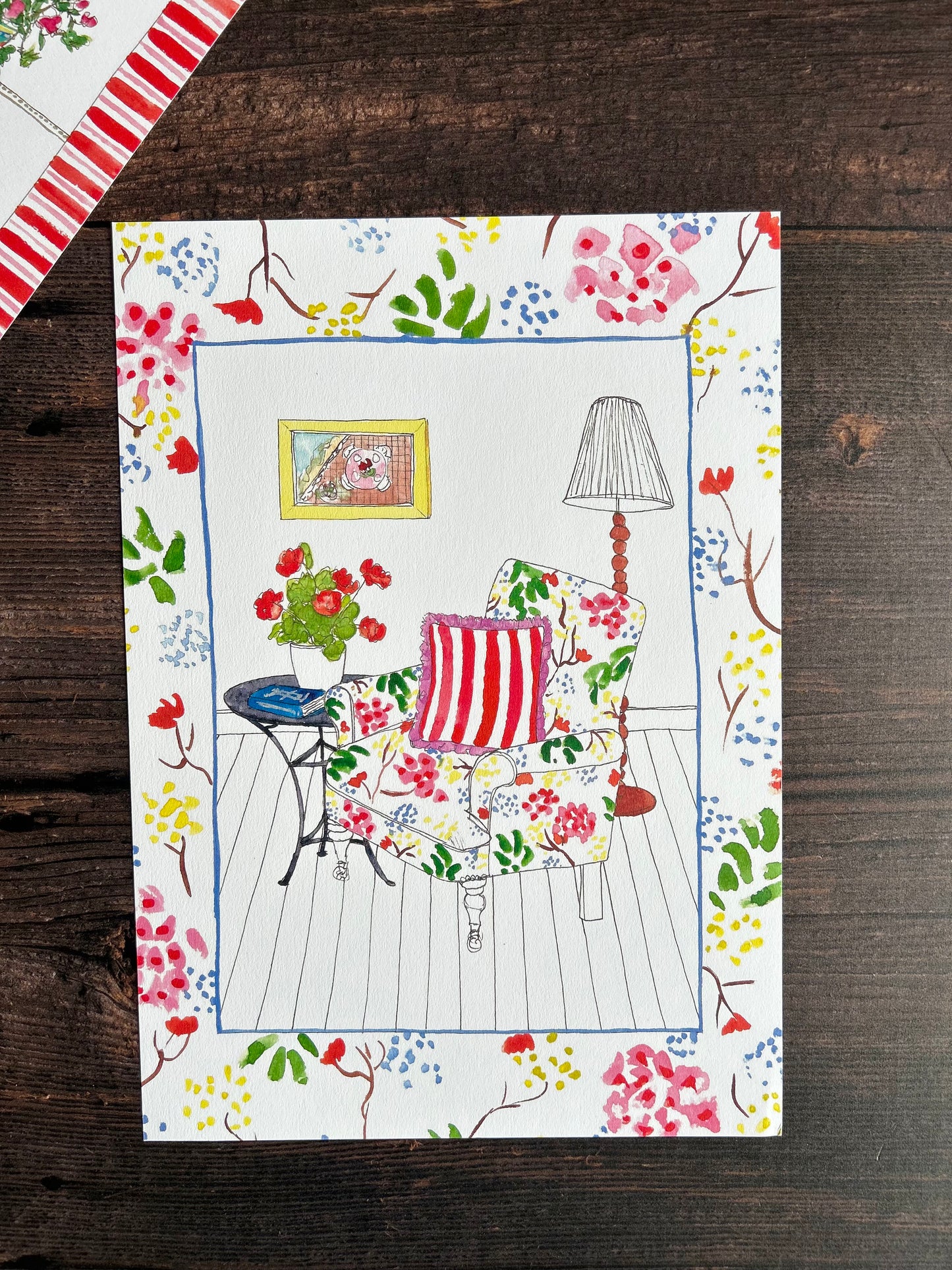 Floral Chair Print