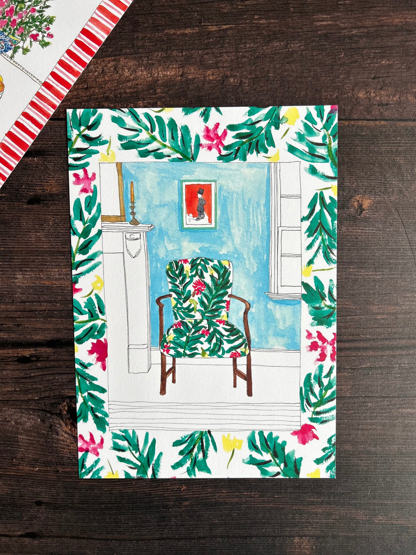 Fern Chair Print