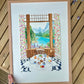 Lake Hotel Breakfast Painting