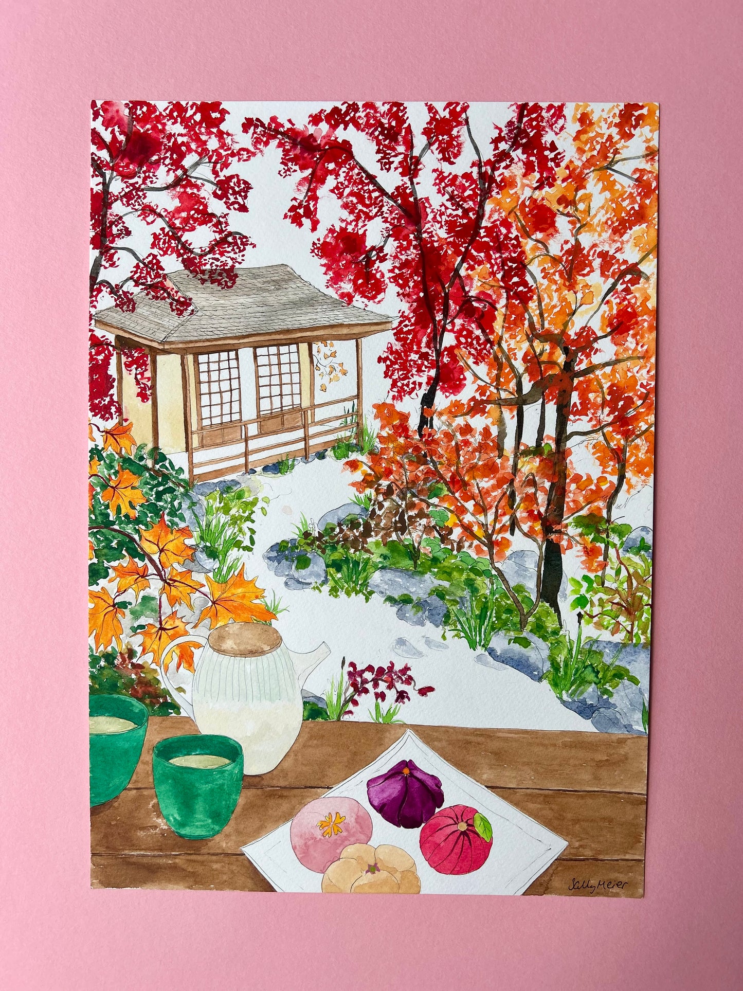 Autumn in Japan Painting