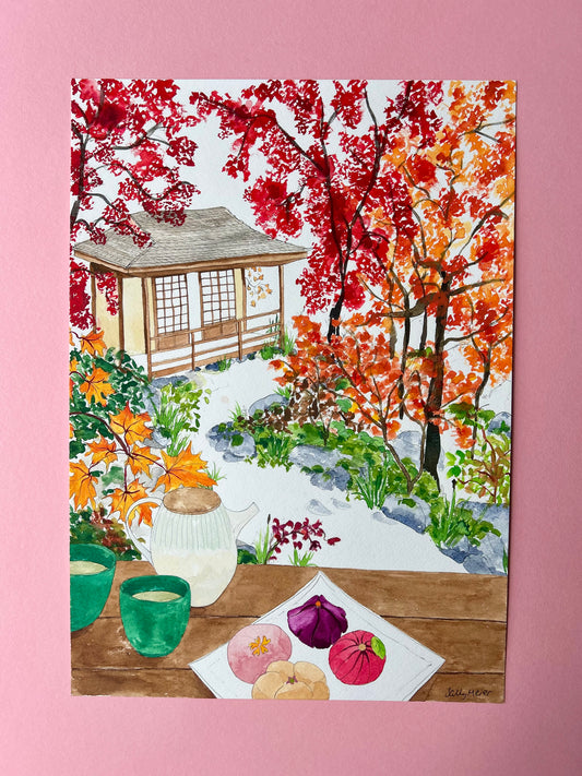 Autumn in Japan Painting