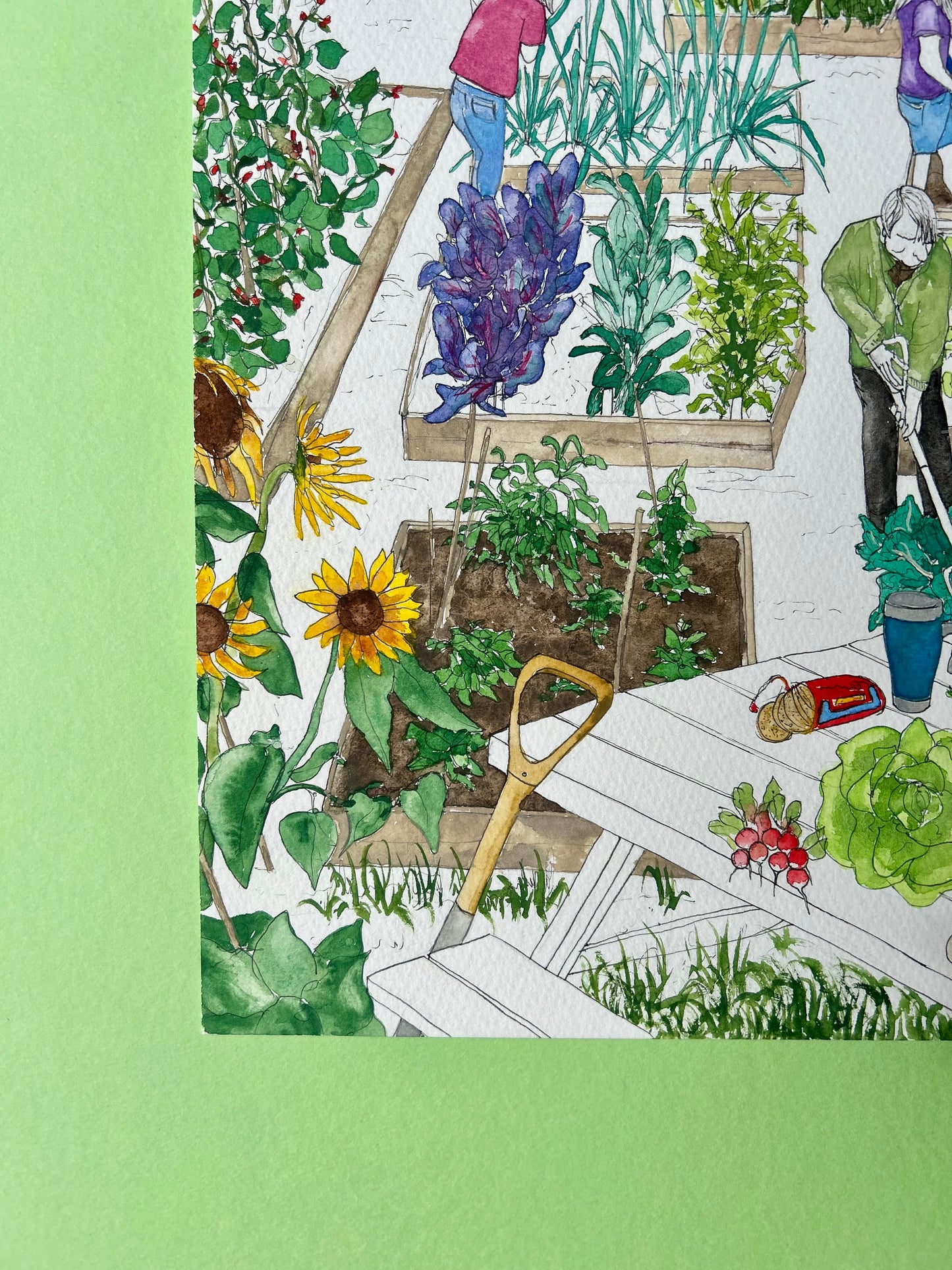 Community Garden Painting