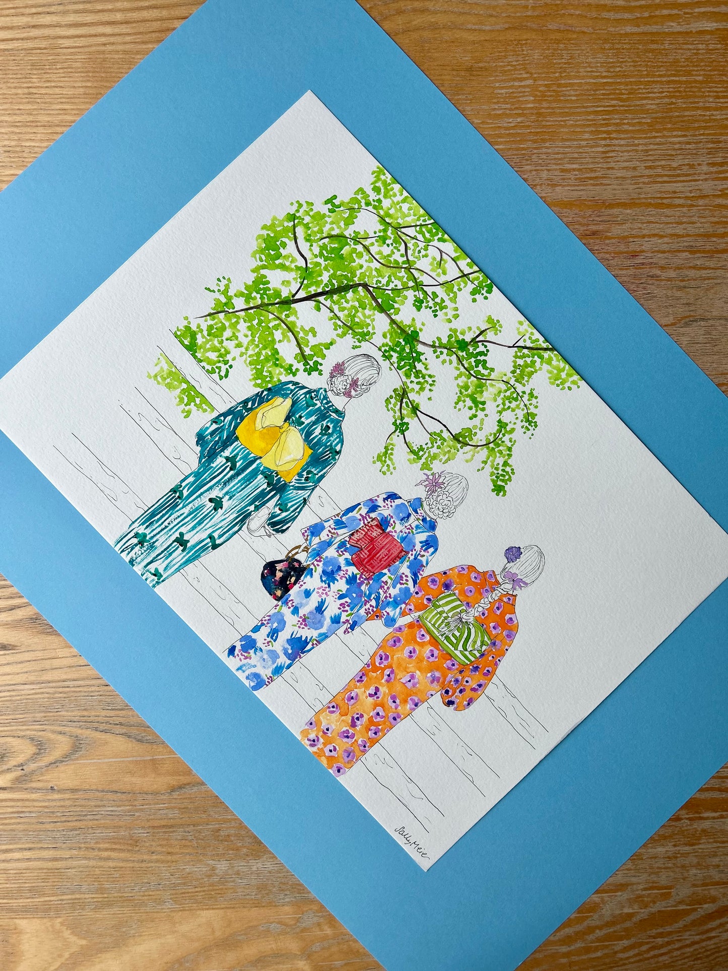Kimonos in Japan Painting