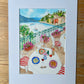 Lunching in Lake Como Painting