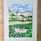 Spring Swiss Alps Painting