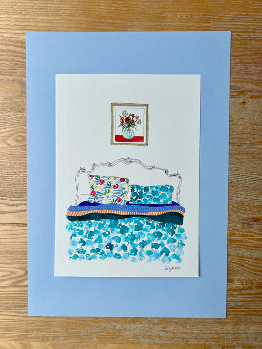 Colourful Bed Painting