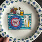 Illustrated Vintage Wall Plate