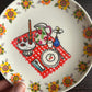 Illustrated Vintage Wall Plate