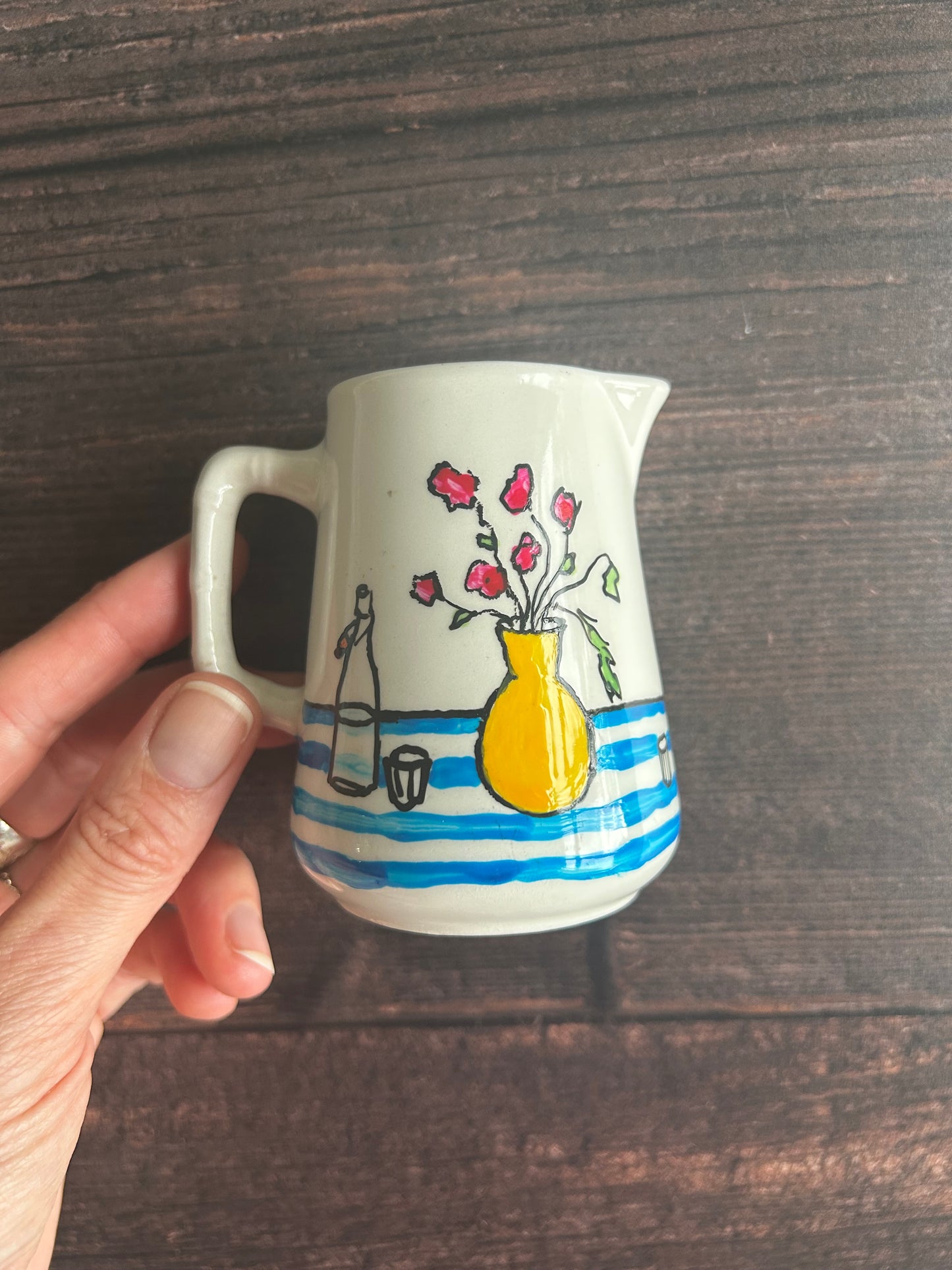 Illustrated Vintage Jug