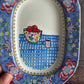 Illustrated Vintage Small Platter - Wall Plate